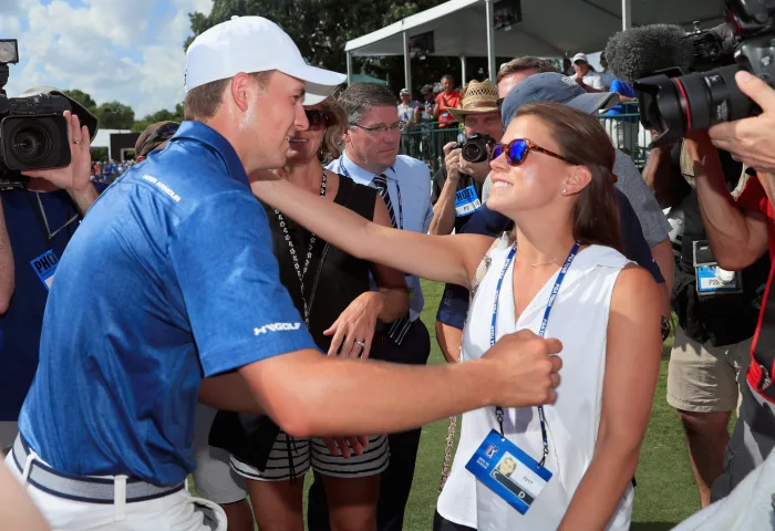 Video Of Jordan Spieth Waving To Wife, Son During Tournament Is Adorable