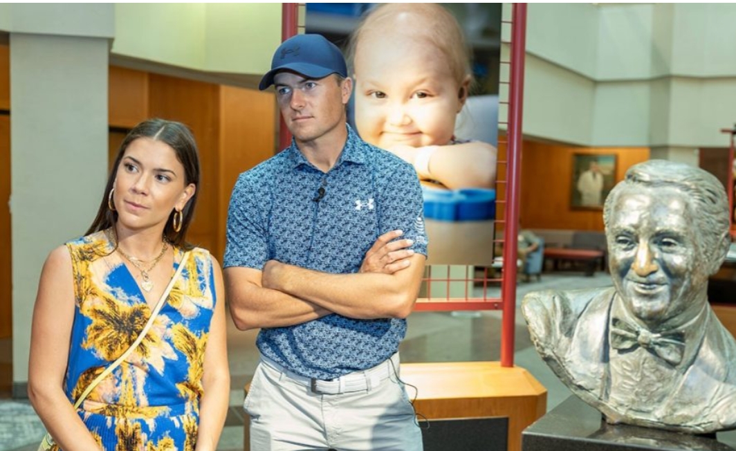 PGA TOUR pro Jordan Spieth and family visit St. Jude Children’s Research Hospital, presents $500,000