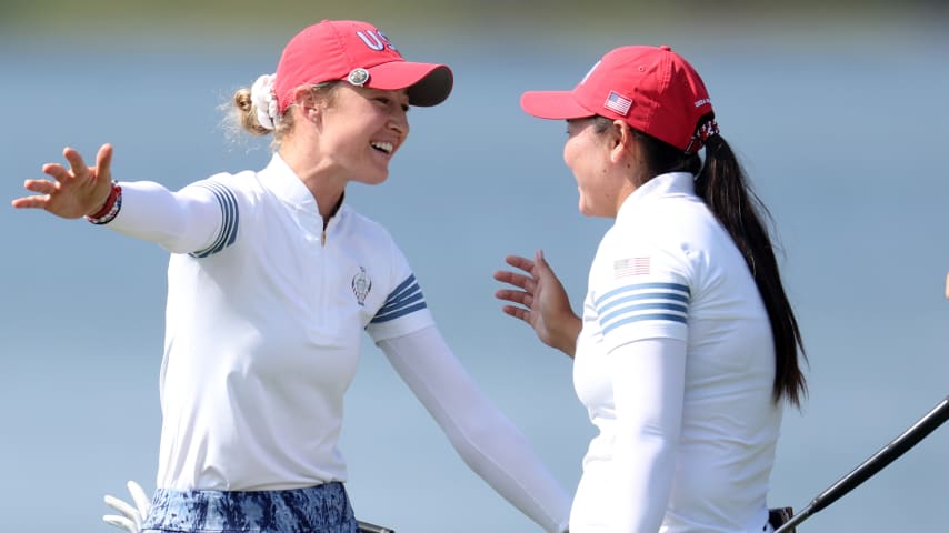 Nelly Korda and the U.S. keep rolling at Solheim Cup, lead Europe 10-6