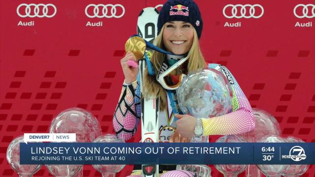 Lindsey Vonn ending retirement, returning to skiing and U.S. team at age 40