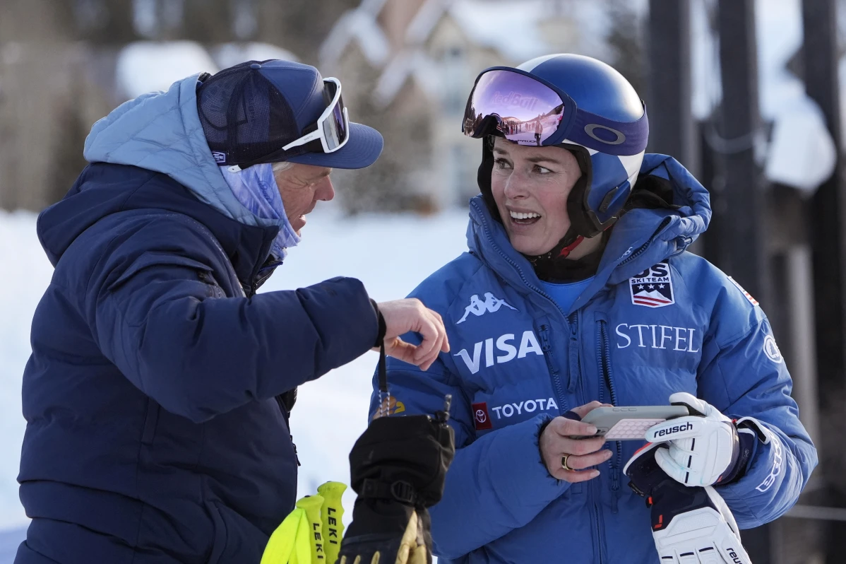 Lindsey Vonn’s coach suggests she’ll be competitive in her return to World Cup skiing at age 40