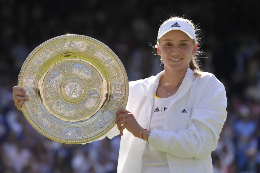 Now Elena Rybakina was, and forever will be, a Wimbledon champion.