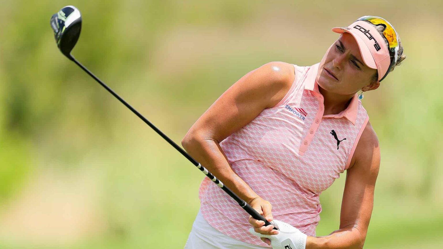 Lexi Thompson survives disaster top, shank start to stay alive at Women’s PGA
